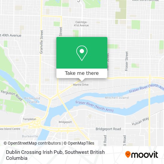 Dublin Crossing Irish Pub plan