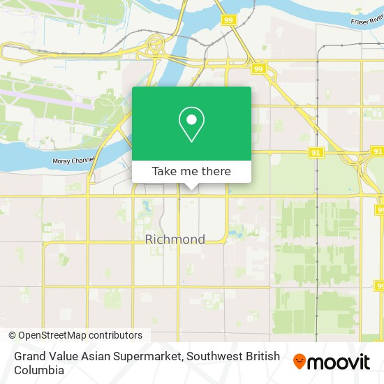 Grand Value Asian Supermarket map