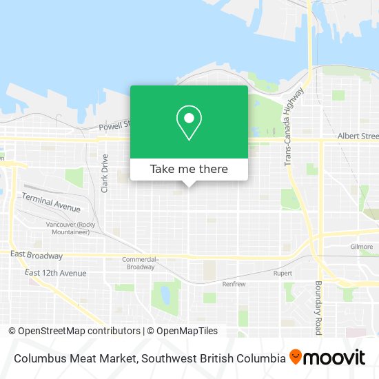 Columbus Meat Market map