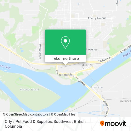 Orly's Pet Food & Supplies map