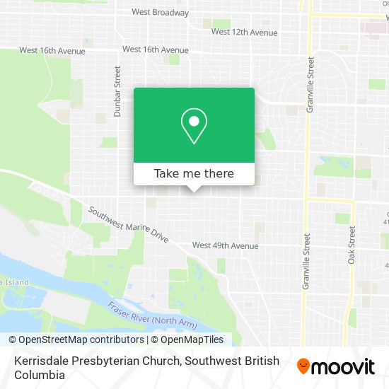 Kerrisdale Presbyterian Church map