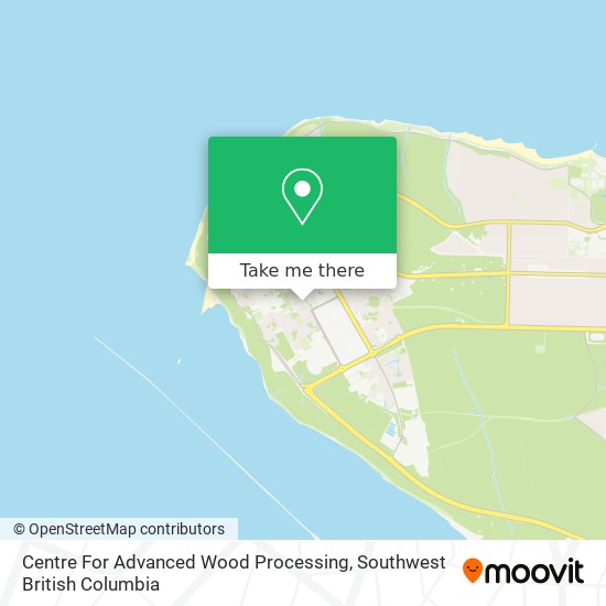 Centre For Advanced Wood Processing map