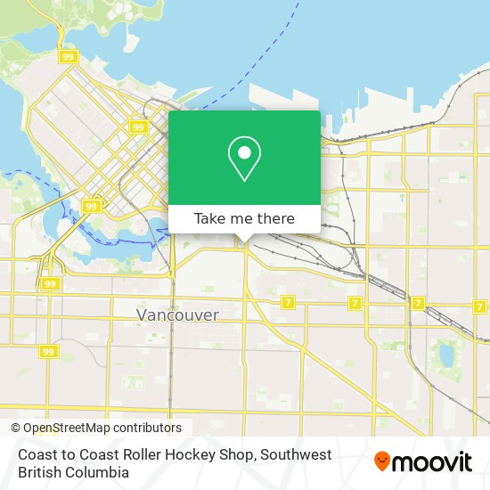 Coast to Coast Roller Hockey Shop map