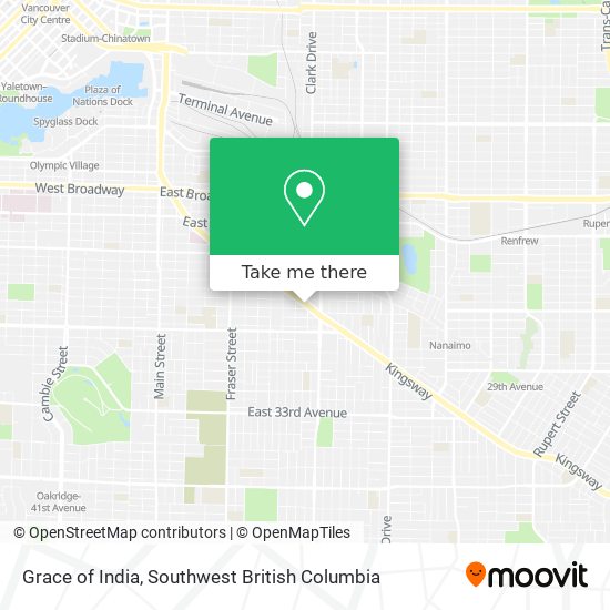 Grace of India map