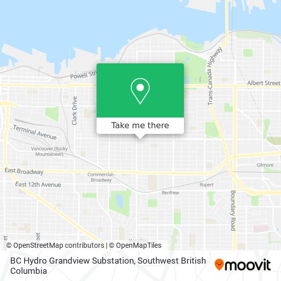 BC Hydro Grandview Substation plan