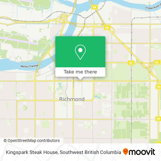 Kingspark Steak House map