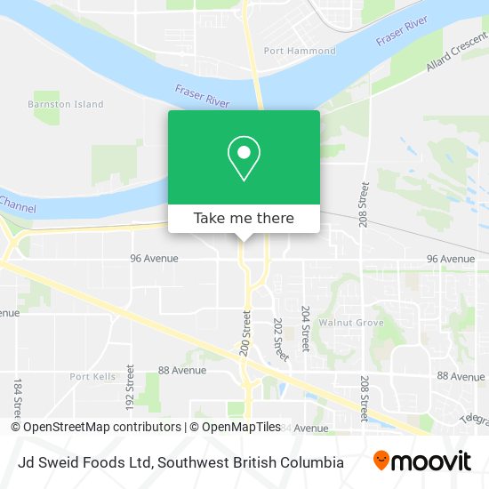 Jd Sweid Foods Ltd map