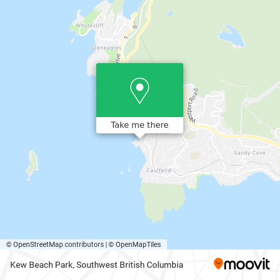 Kew Beach Park map