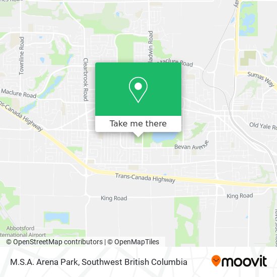 M.S.A. Arena Park map