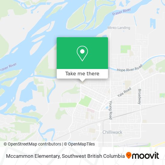 Mccammon Elementary map