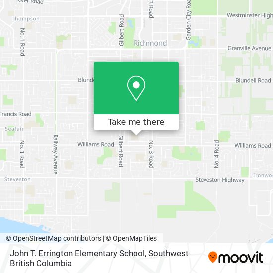 John T. Errington Elementary School map