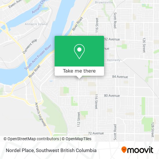Nordel Place map