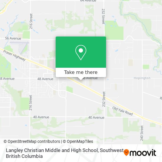 Langley Christian Middle and High School map