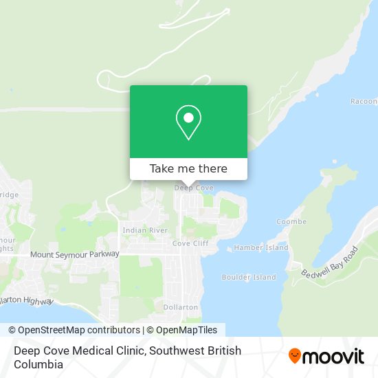 Deep Cove Medical Clinic map