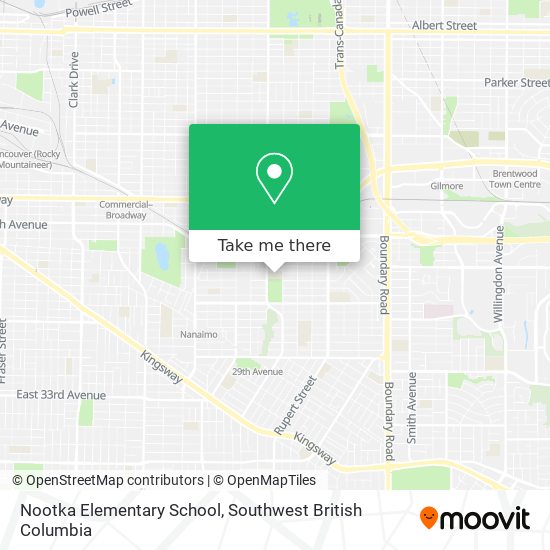 Nootka Elementary School map