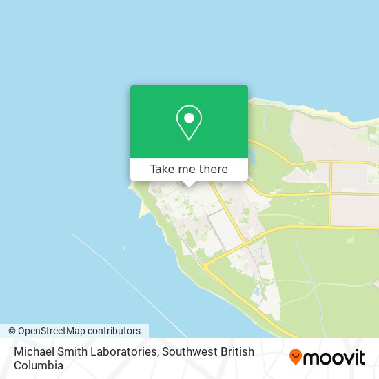 Michael Smith Laboratories map