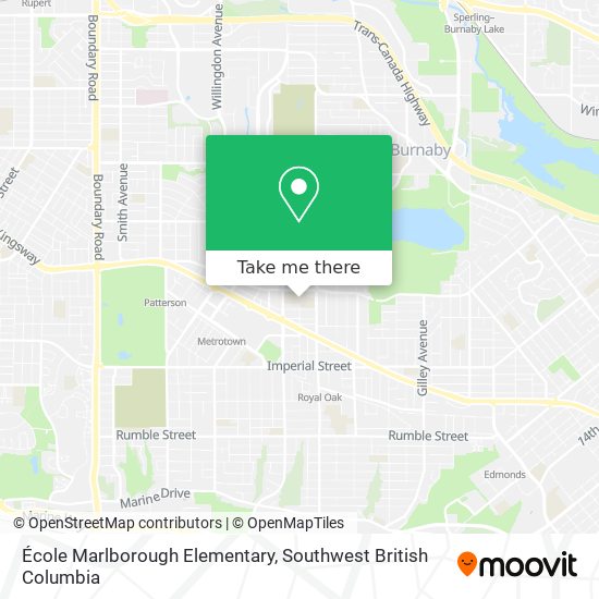 École Marlborough Elementary map