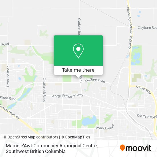 Mamele'Awt Community Aboriginal Centre map