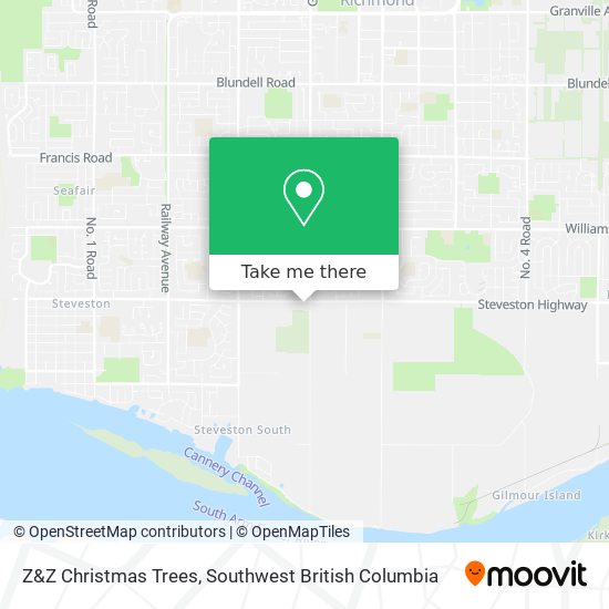 Z&Z Christmas Trees map