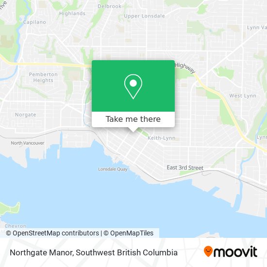 Northgate Manor map