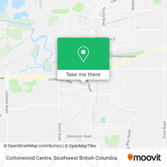 Cottonwood Centre map