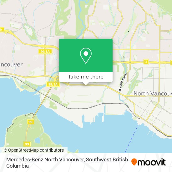 Mercedes-Benz North Vancouver plan