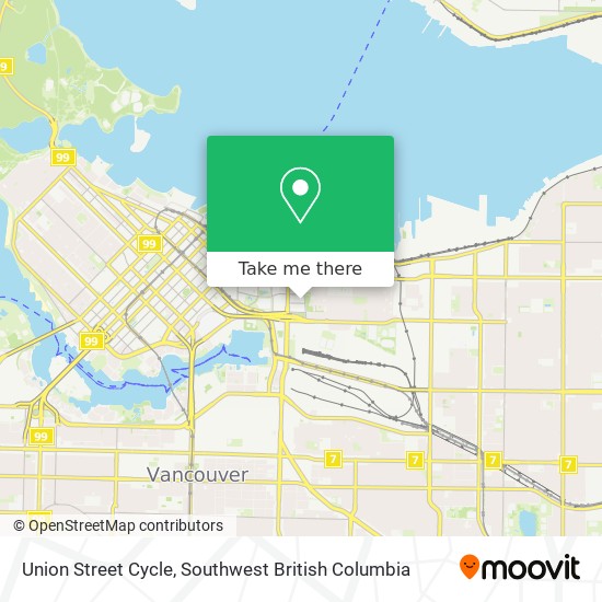 Union Street Cycle map