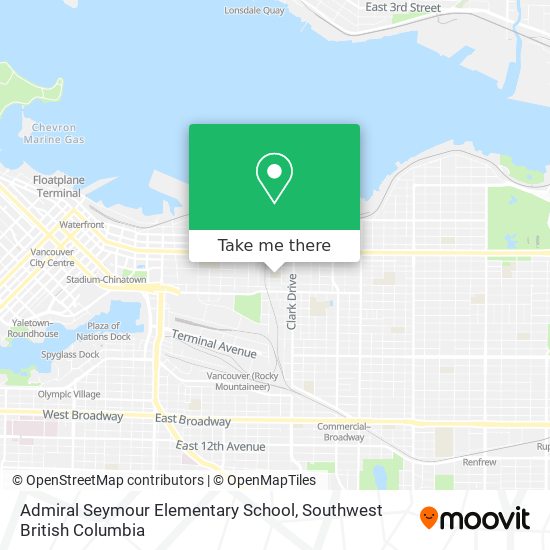 Admiral Seymour Elementary School map