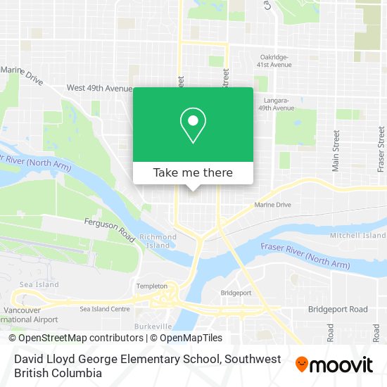 David Lloyd George Elementary School plan