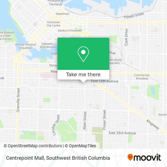 Centrepoint Mall map