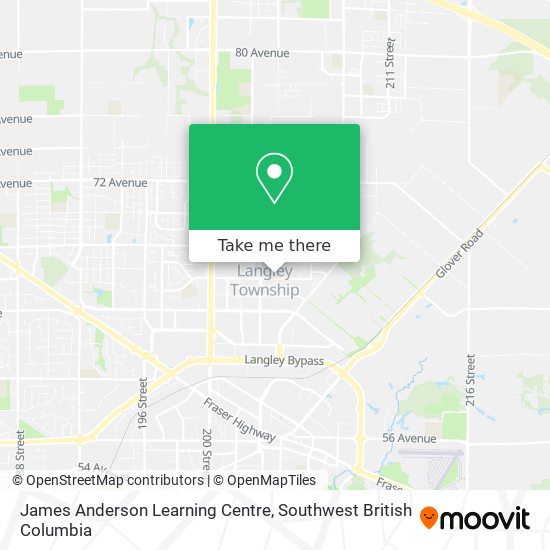 James Anderson Learning Centre map