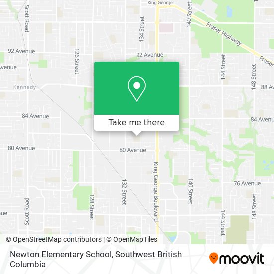 Newton Elementary School map