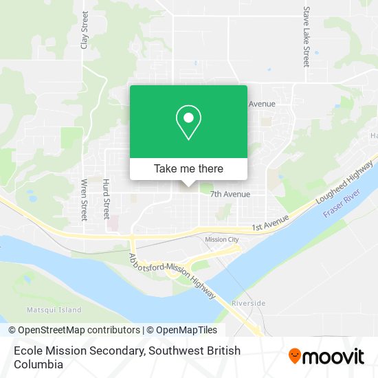 Ecole Mission Secondary map