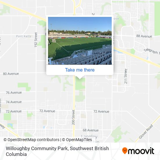 Willoughby Community Park map