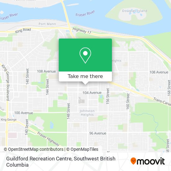 Guildford Recreation Centre map