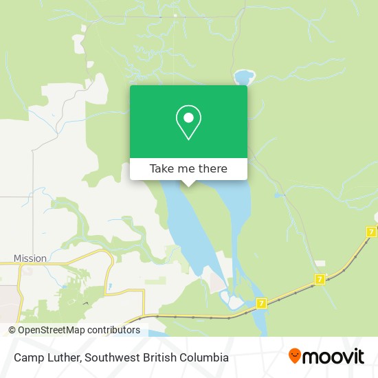 Camp Luther map