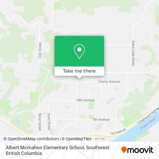 Albert Mcmahon Elementary School map