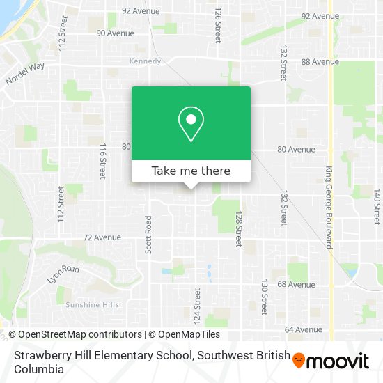 Strawberry Hill Elementary School map