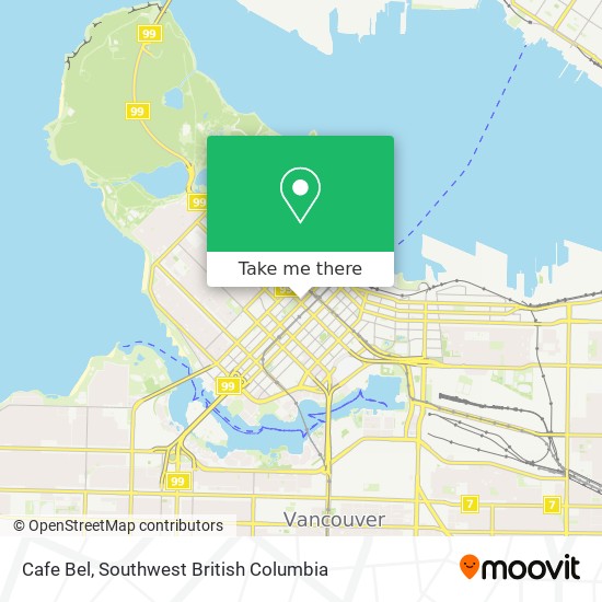 Cafe Bel map