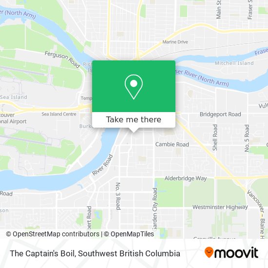 The Captain's Boil map