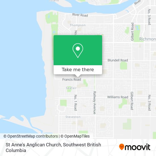St Anne's Anglican Church plan