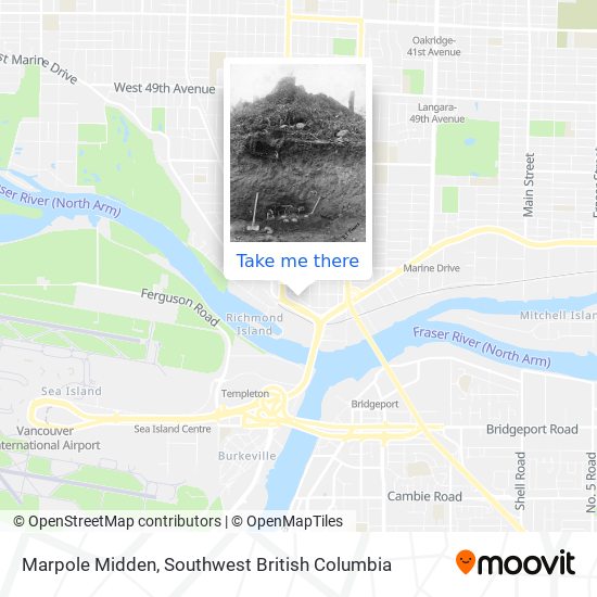 Marpole Midden map