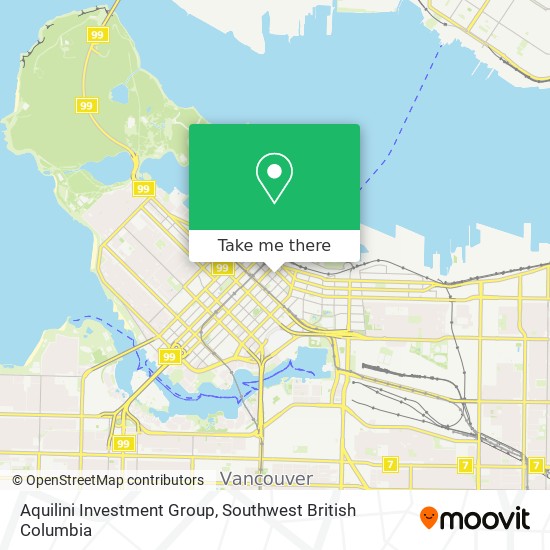 Aquilini Investment Group map