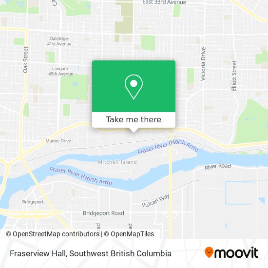 Fraserview Hall map