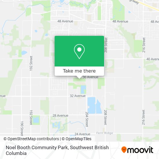 Noel Booth Community Park map