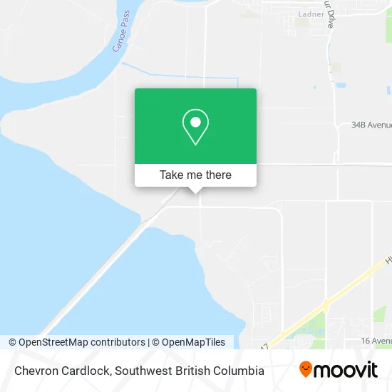 Chevron Cardlock map