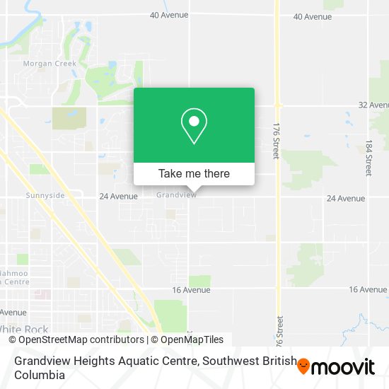 Grandview Heights Aquatic Centre map