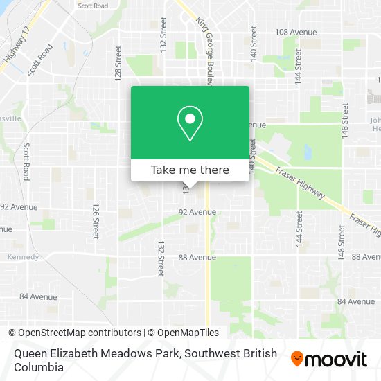 Queen Elizabeth Meadows Park plan