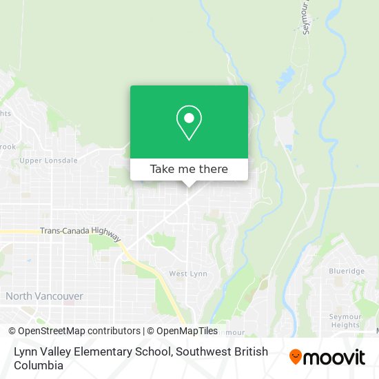 Lynn Valley Elementary School map