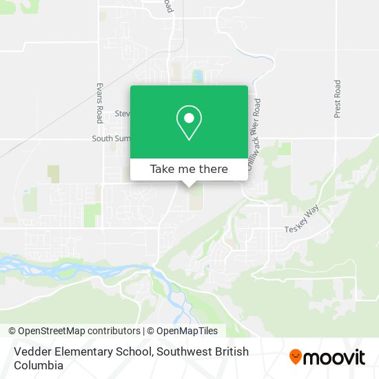 Vedder Elementary School map